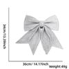 Pearl Stylish Cotton Glitter Bow Ornaments Ideal For Holiday Decor And Diy Projects Craft