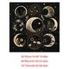 Moon Flower Pattern Astrology Tablecloth Tarot Divinations Tablecloth Altars Cloth Divinations Board Game Accessory