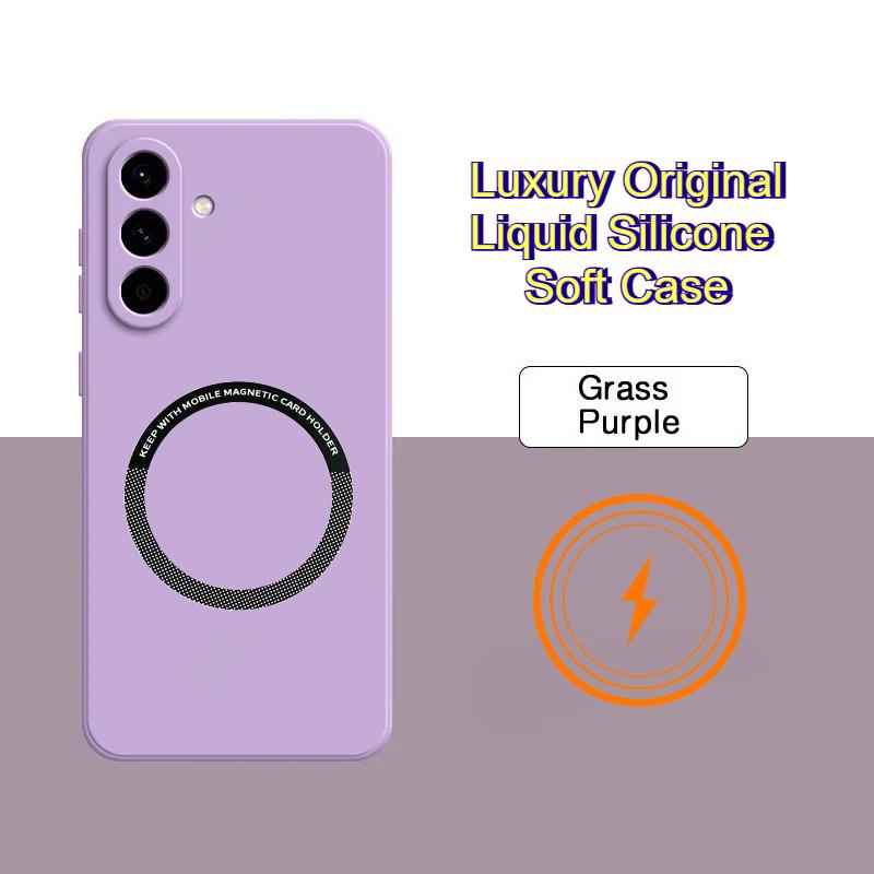 Luxury Original Liquid Silicone Soft Case For Samsung A57 A37 A17 A07 A56/36/26/16/06 A55/35/25/15/05S S26 S25 Ultra Plus Cover