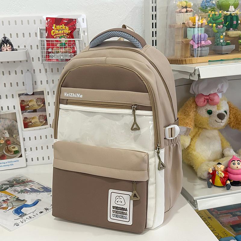 

Школьный рюкзак высокая ценность ins милый женский корейская версия ins контрастные цвета