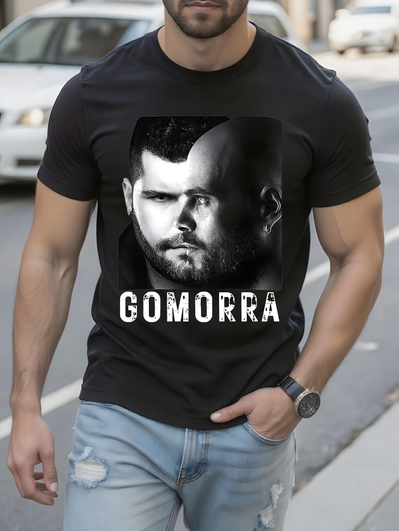 Gomorra Mafia Graphic Tshirt Bold Italian Mafia Streetwea... XXL