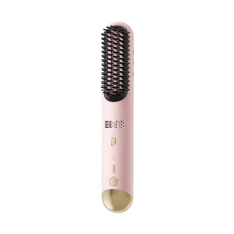OLOEY Cordless Negative Ion Hair Straightener & Curling Comb with Cold Air Styling