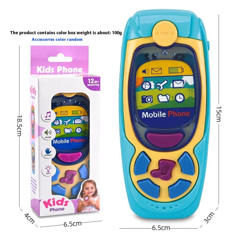1137 Early Education Children Music Light Simulation Cartoon Mobile Phone Baby Educational Toy