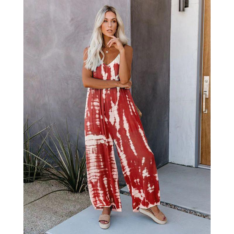 Strap Sexy Wide Leg Jumpsuit for Women Sexy Suspenders Wide Leg Jumpsuit Women
