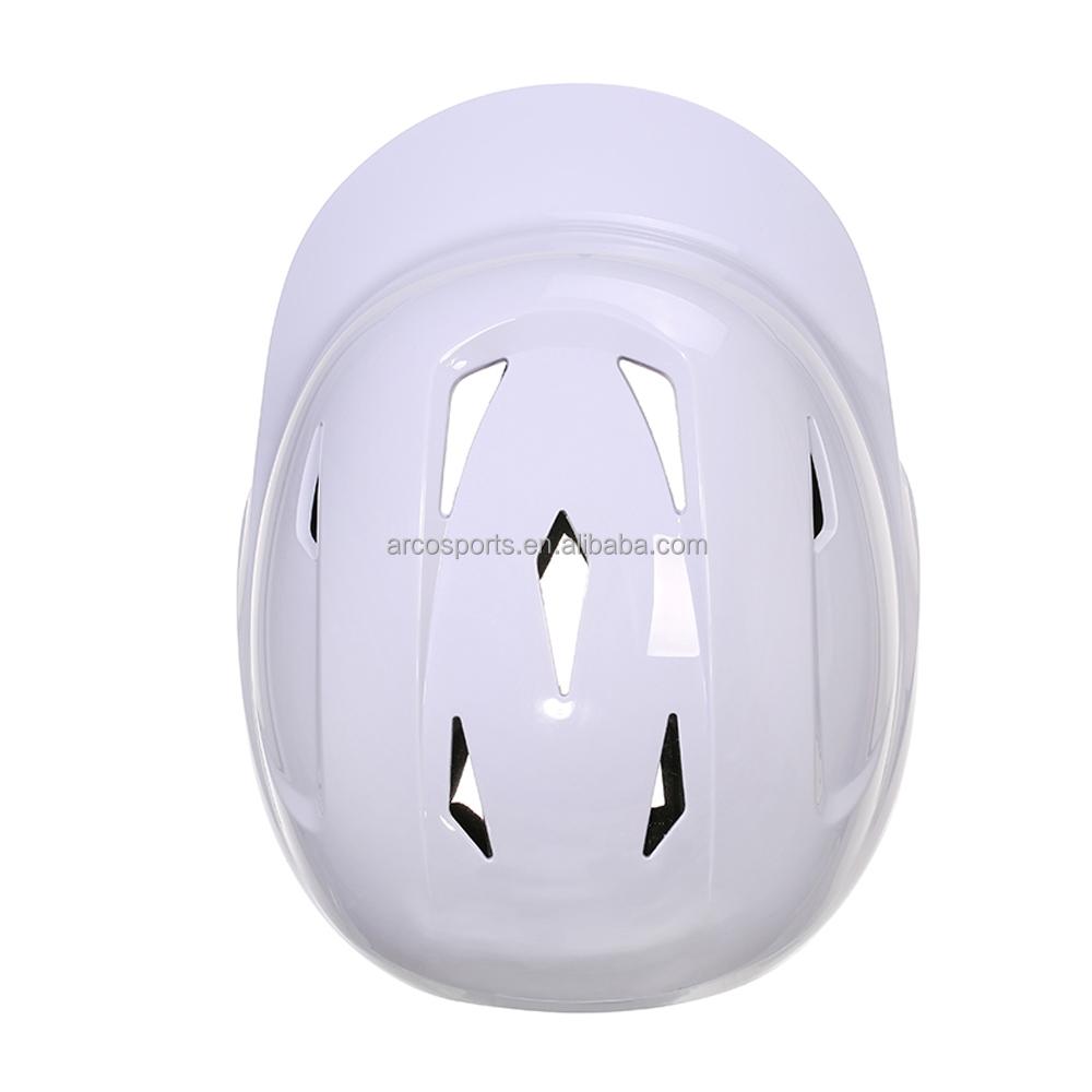Hot Sale High Anti-impact Professional Sport Style Softball Helmet White Baseball Softball Batting Helmet