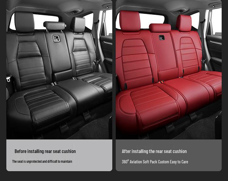 Custom Leather Seat Cover for Honda CRV, XRV, Vezel, Breeze, Integra - Full Wrap Design