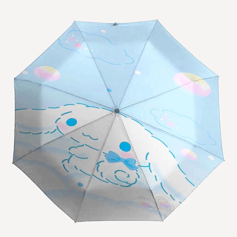 

1pc Cinnamoroll umbrella automatic open/close, 8-Rib Durable Frame, Compact Folding Design, Ideal Birthday/Holiday Gift e1183A