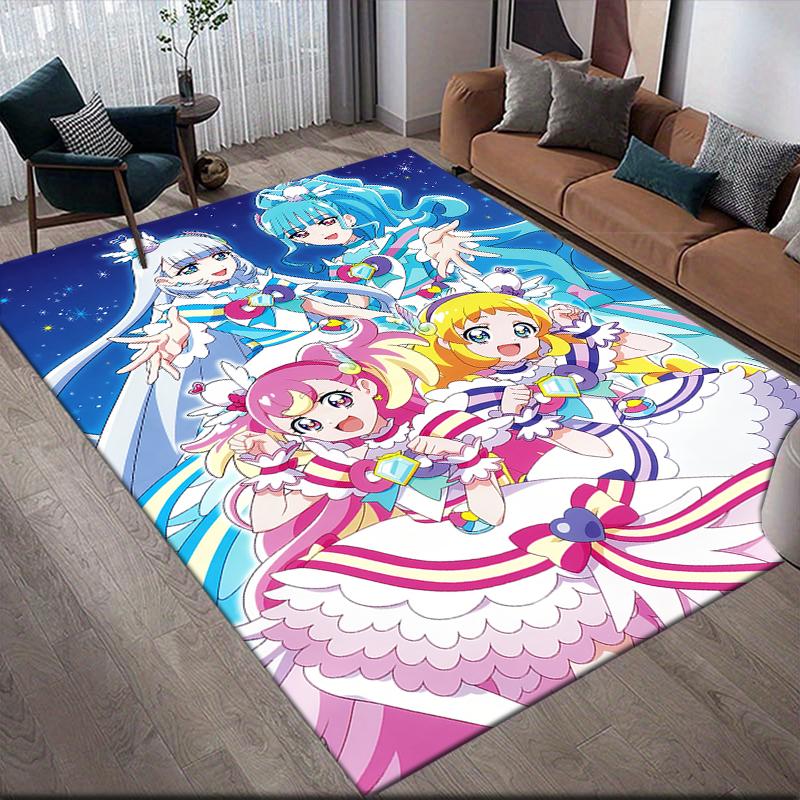 Pretty Cure Color Collage Area Rug, Pretty Cure Fan Cozy Carpet, Perfect Gift.chl 60x90cm