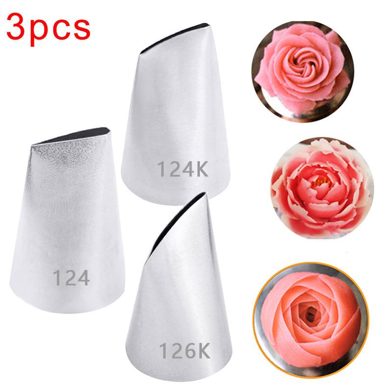 54 Styles Leaf Russian Tulip Icing Piping Nozzles Stainless Steel Flower Cream Pastry Tips Nozzles Cupcake Cake Decorating Tools
