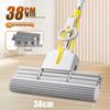 Oujiewang Easy-Change 3-Row Wheel Sponge Mop
