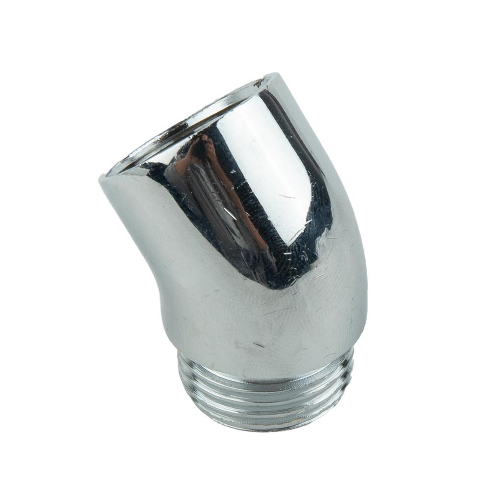 Brass Extender Shower Elbow 145 Degree Bathroom Chrome Corrosion Resistant For Hand Shower Thread G 1/2 Connections