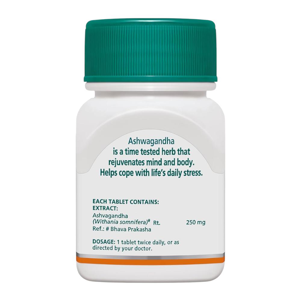 Himalaya Ashwagandha Tablets 250mg Stress Relief Mind Body Rejuvenation 60 Tablets