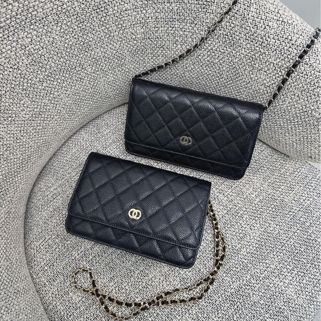 Xiaoxiangfeng woc Glückstasche, Diamantkette, Umhängetasche, kleine quadratische Ledertasche, Damen-Münztasche, Handytasche.