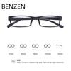 BENZEN Small Rectangle Glasses Frame Men Vintage TR Eyeglasses Frame Women Eyewear
