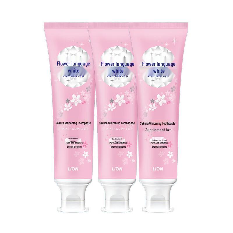 Lion Brand Floral White Cherry Blossom Toothpaste
