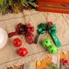 Holiday Bowknot Iron Craft Bells Delicate Iron Crafted Bells with Bowknot for Christmas Tree and Window Decoration