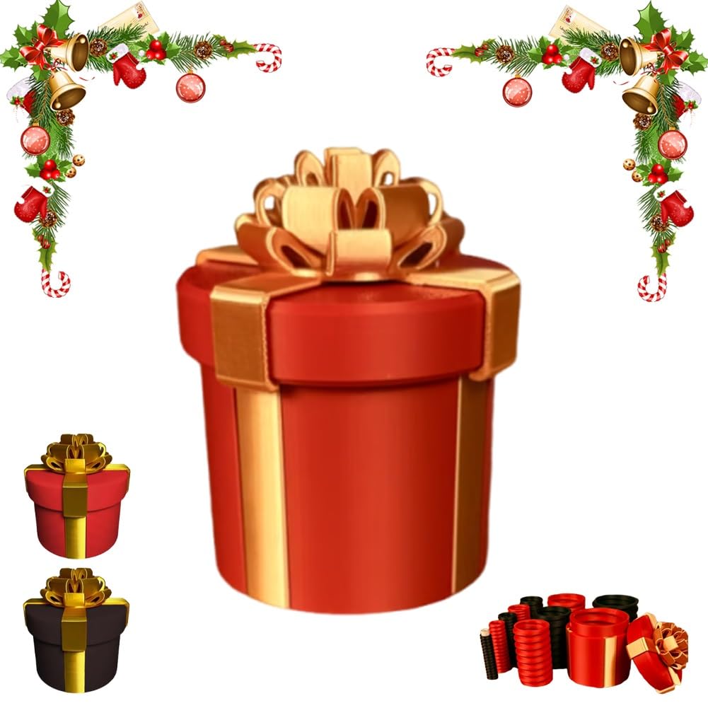 Annoying Nested Screw Gift Box Funny Prank Christmas Gift Surprise Box Up with Screws Annoying Present Decoration Reusable