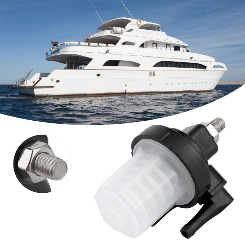 High Efficiency Fuel Filter Plastic Fuel Filtration System 61N-24560 Replacement Simple Installation for Boats Outboard