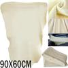 SUEIANNMN Car Nature Chamois Real Leather Washing Cloth Cleaning Towel Wipes Clean Cham H88 (60X90cm)