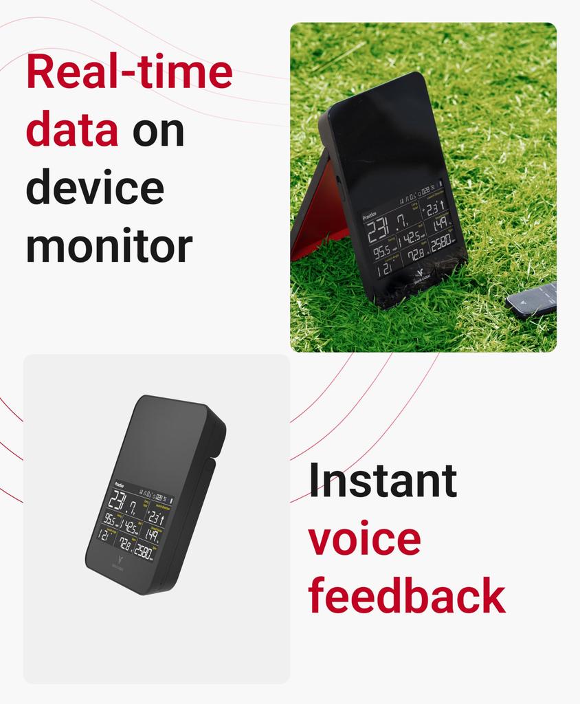 Voice caddie SC4 Monitor Startowy Golfowy Inteligentny Symulator Golfa do Domu Przenośny Analizator Swingu Golfowego Tracker Golfowy z Bluetooth & &