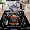 Jack Daniel'S Poker Night Carpet For Playroom Bedroom Living Room Sofa Home Decorkids Game Area Rug Nonslip Floor Mat