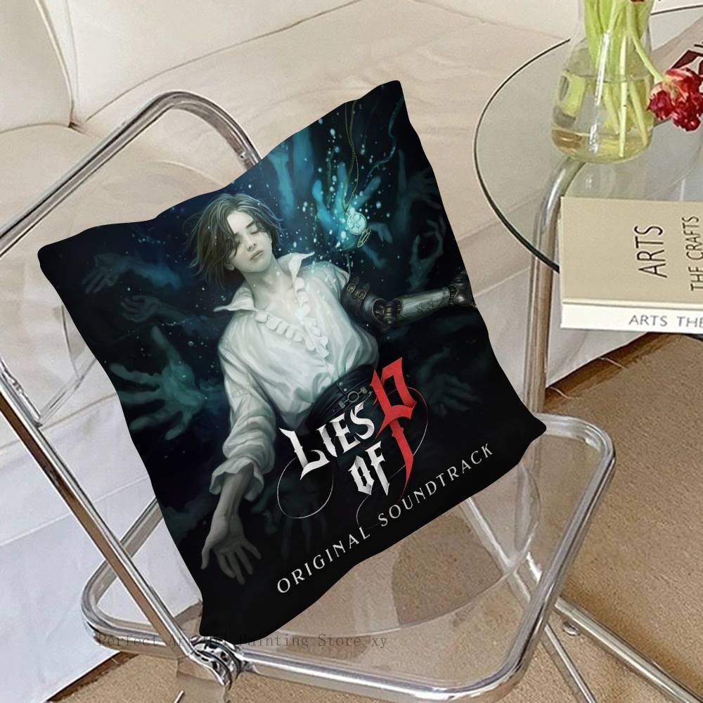 1Pc Classic Movie L-Lies Of P Pillow Case Fashion Square Pillowcase Bedroom Sofa Room Ins Decoration Leisure