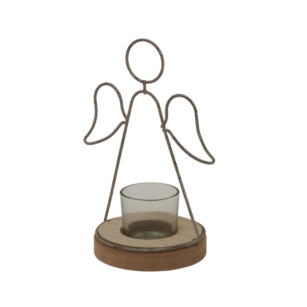 Hill Interiors Umriss Engel Teelichthalter