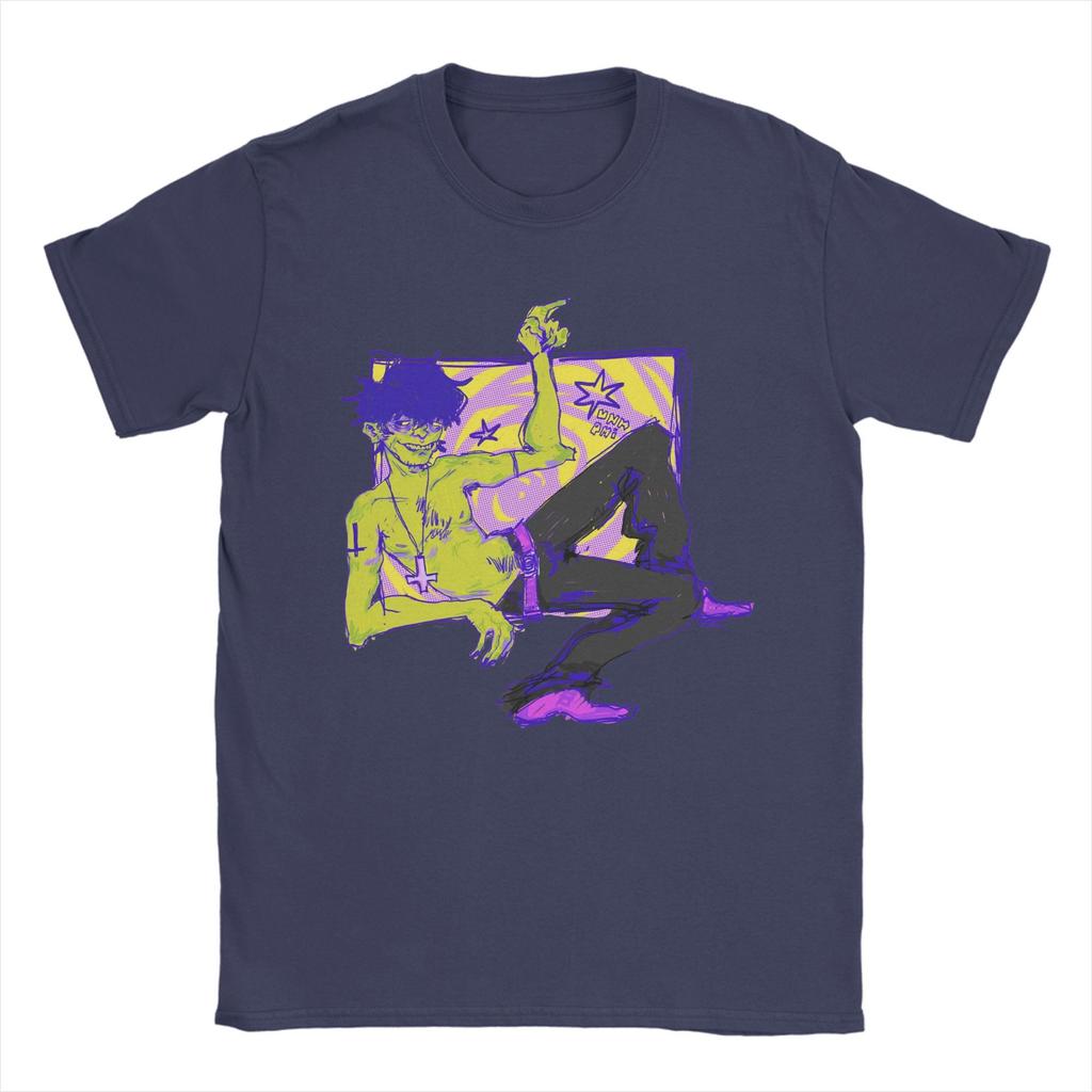 Neuheit Murdoc gorillaz T-Shirt für Herren Rundhals 100% Baumwoll-T-Shirt Kurzarm T-Shirt Neuankömmling Tops