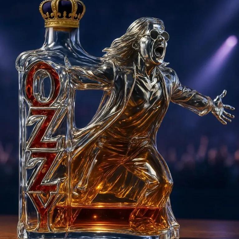 

НОВИНКА Пляшка Віскі Ozzy Osbourne Back To The Beginning Пам ятна Пляшка Віскі Вина Декор для Дому Статуетка Колекція Вироби