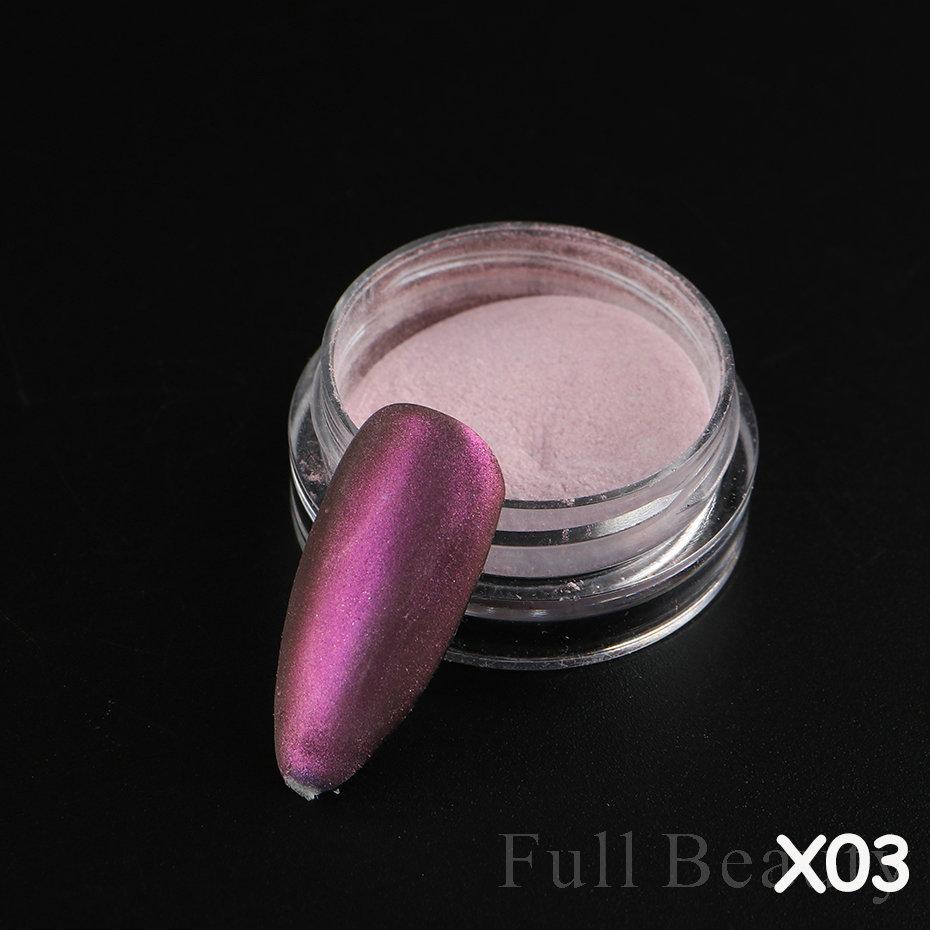 Glitzer-Pulver Für Nail Art – 0,2 G, Transparent, Holografisch, Meerjungfrau-Effekt, Für UV-Gel