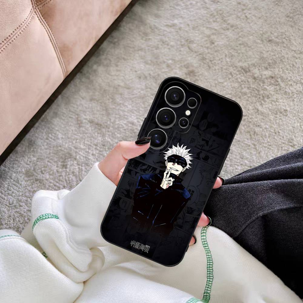 

Чехол для телефона Jujutsu Kaisen Сатору Годжо Комиксы Для Samsung S 24 Fe 25 Ultra Plus 20 Lite 21 30 22 23 24 22 Ultra 5G Fundas Samsung S22 Plus 5G