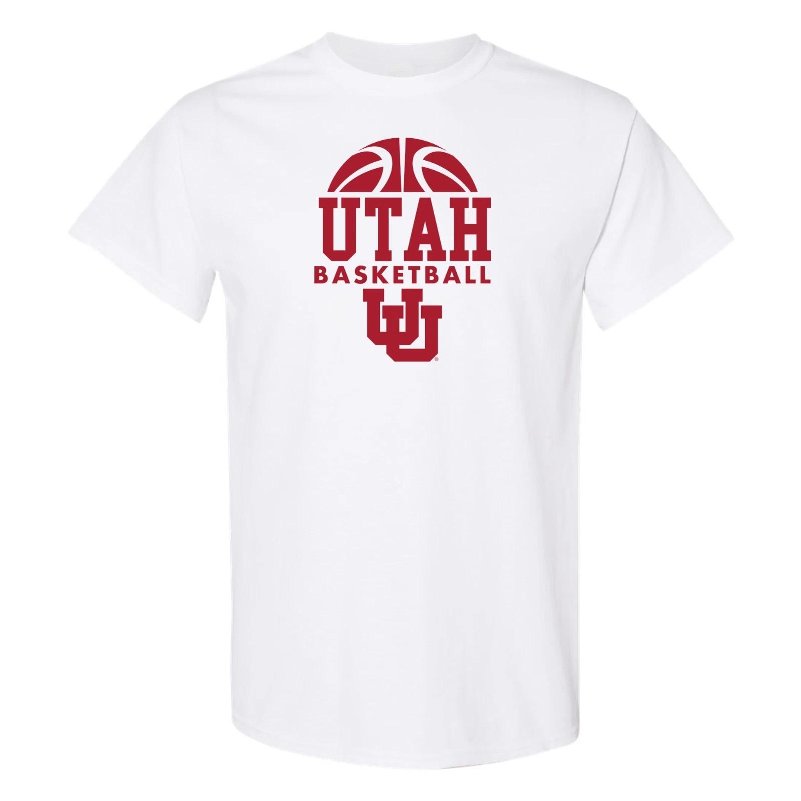 Utah Utes Basketball Hype T-Shirt - White M