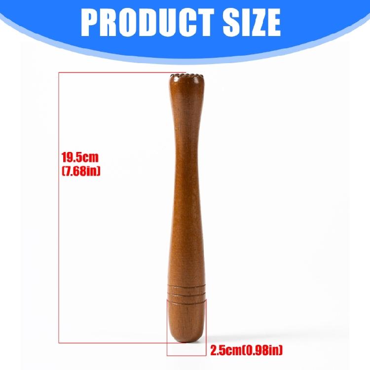 Wooden Juices Hammer Ergonomic Press for Professional Bartenders and Home Use Efficient Drink Preparation Tool