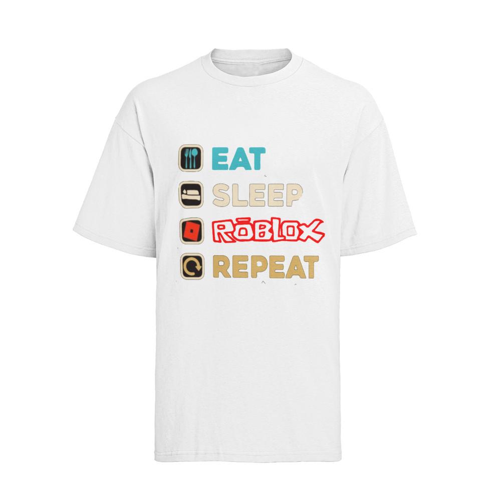 

Ешь Спи Roblox Повторяй Забавная Игровая Хлопковая Женская Футболка S-XXXL S