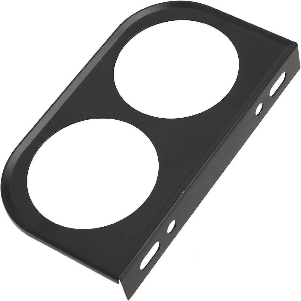 52mm Gauge Holder, 2 Inch FadeProof Dashboard Gauge Pod, Easy To Install For Vehicles (Black)