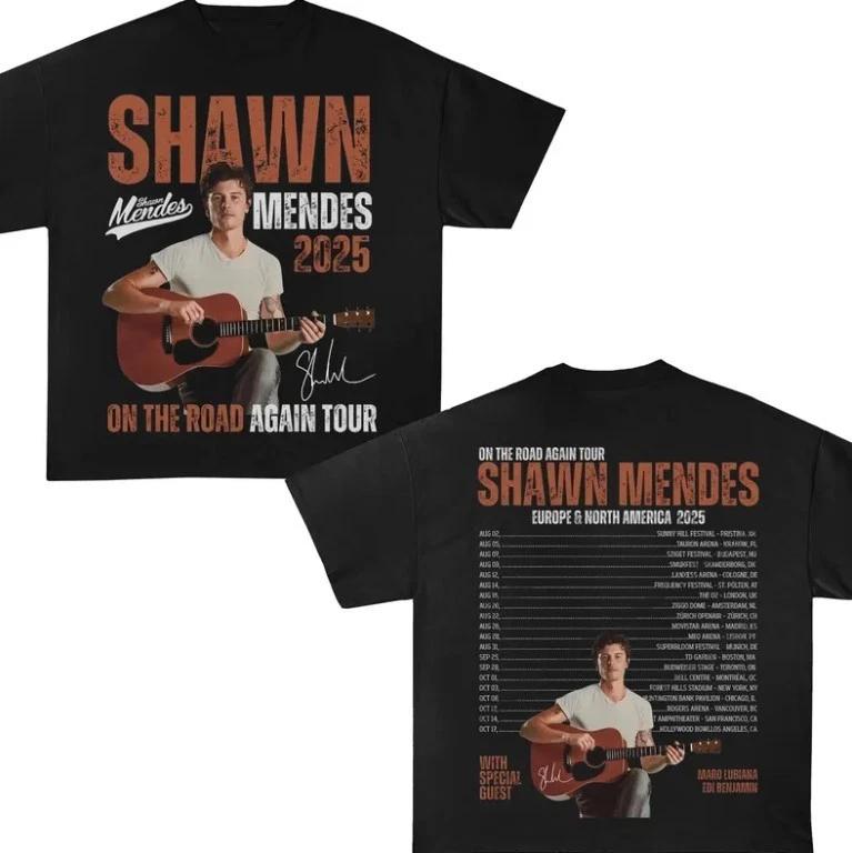 Shawn M On The Road Again Tour Date Tee XL