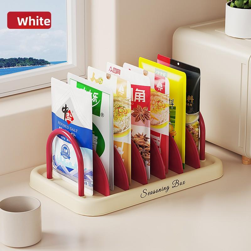 

Многофункциональная стойка для хранения мисок, тарелок, сушилок, столешниц и бутылок с приправами белый