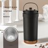 Xingu 500ml Dual-Drink Portable Thermos with Straw, 316 Stainless Steel Liner