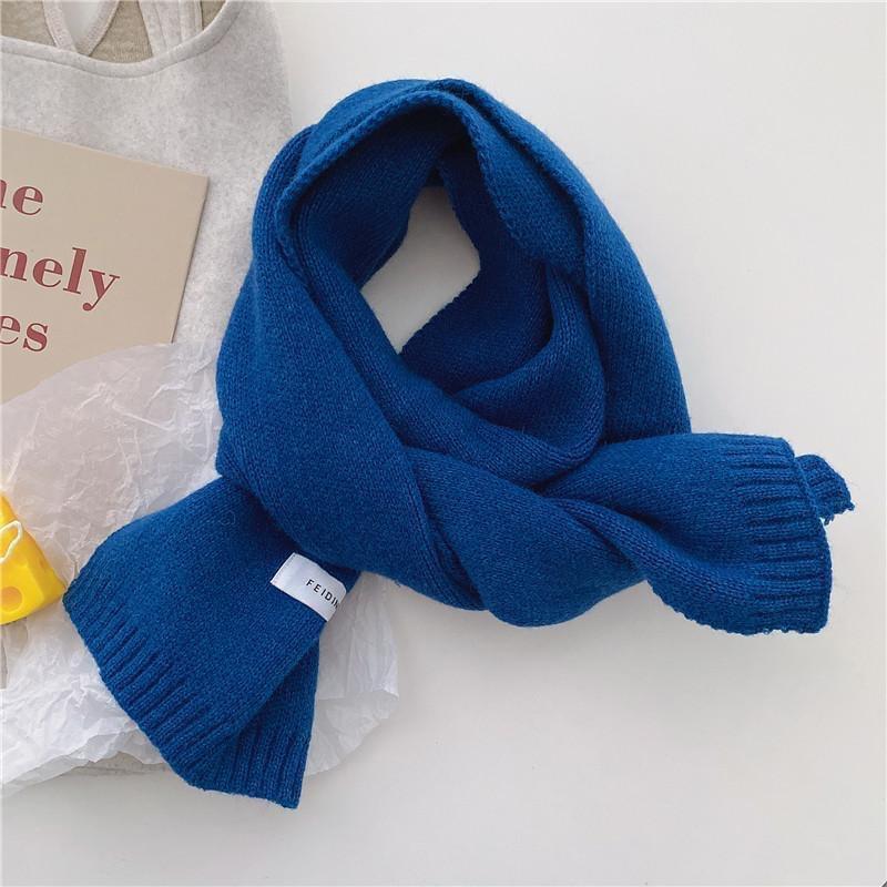 New Imitation Cashmere Knitted Scarf for Women Winter New Korean Fashion Versatile Warm Scarf Soft and Skin Friendly