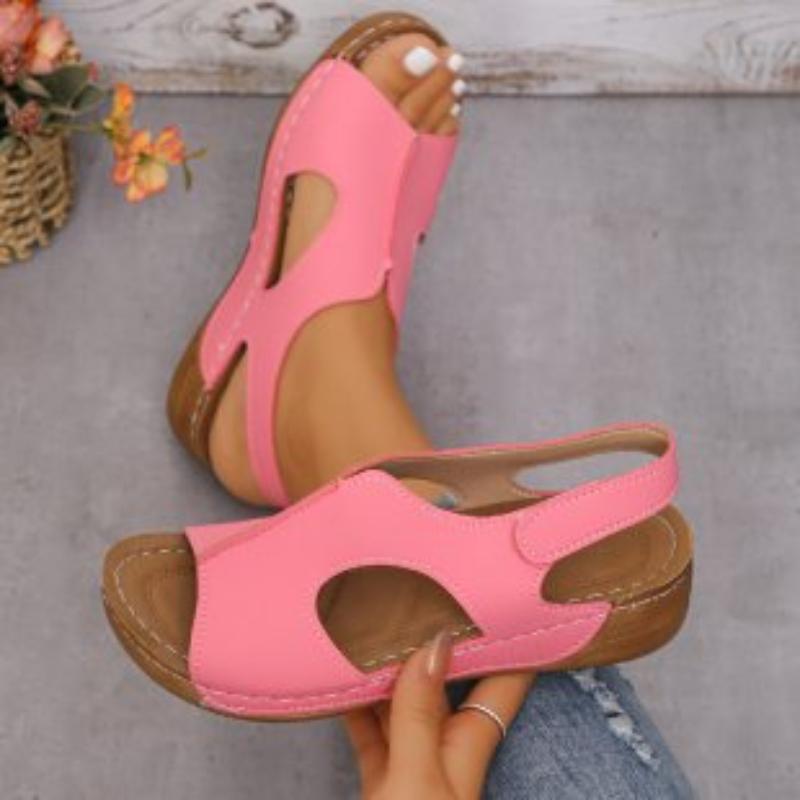 New Non-slip Wearable Women's Open-toe Sandals -Not Tired Feet Design Cushioning Fashionable Versatile Soft and Comfortable Arch Support