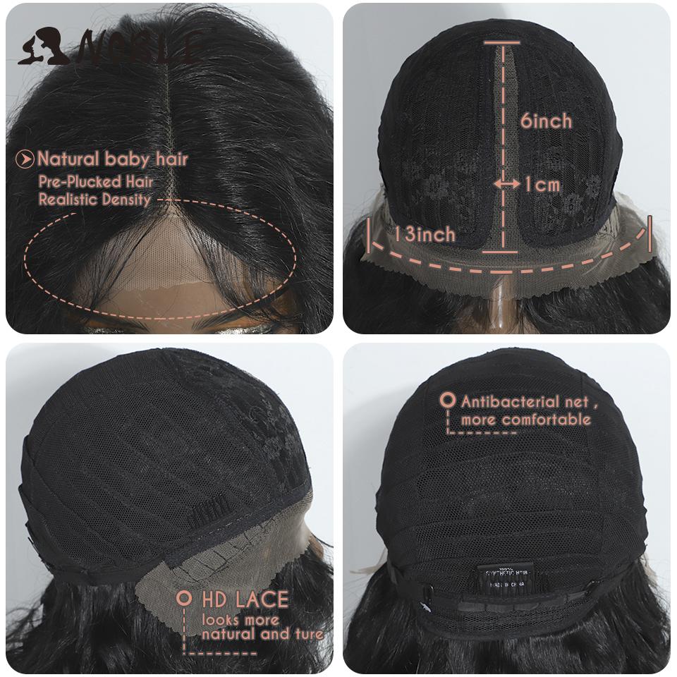 Noble Synthetic Lace Front Wig Long Curly 20 Inch Long Medium Part Lace Wig For Women Lace Front Wig Ombre Blonde Cosplay Wig