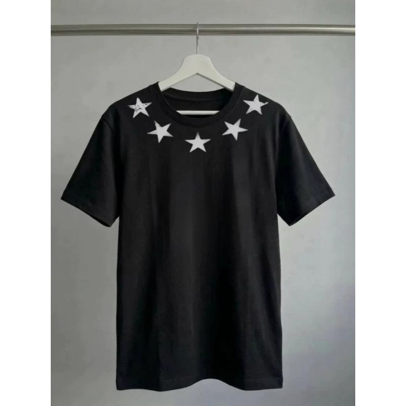 Retro American Streetwear Short Sleeve Top S