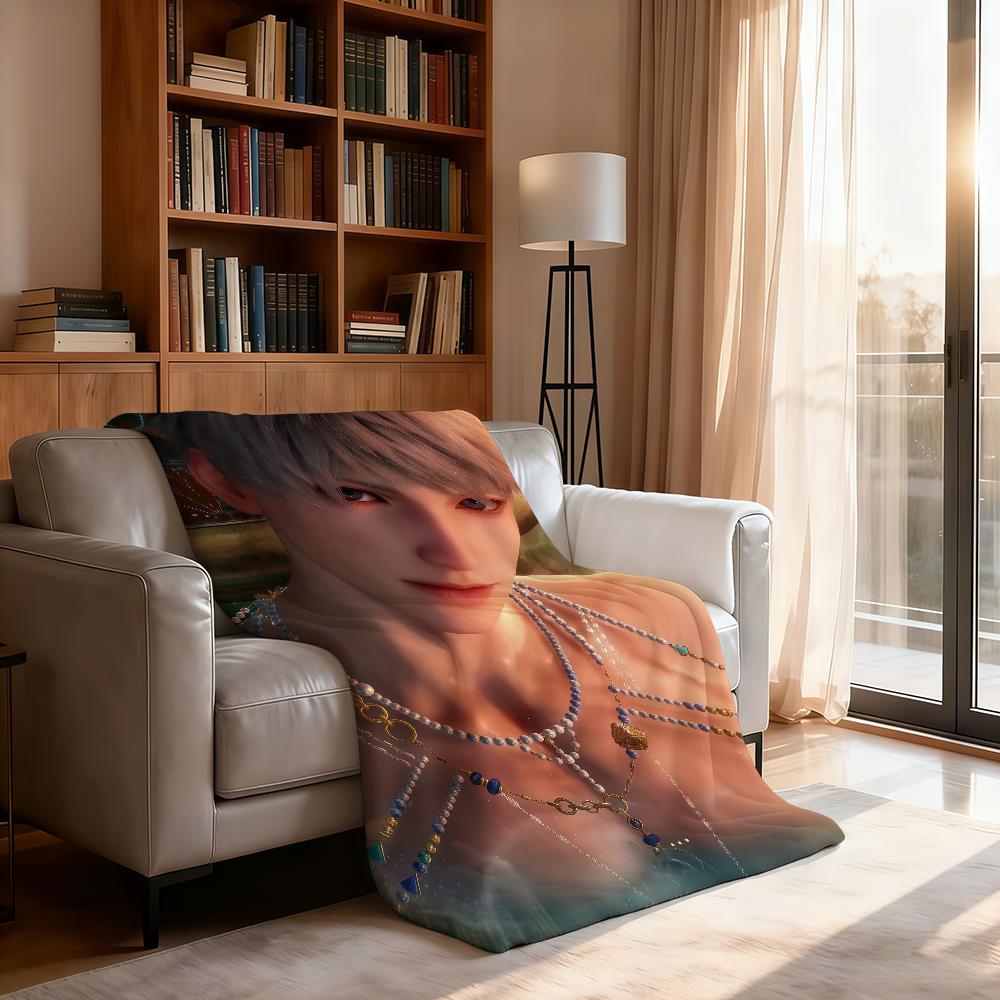 Linger Lust Love and deepspace Blanket Soft Throw Blanket for Home Bedroom Bed Sofa Picnic Travel Office Rest Cover Blanket Gift