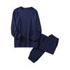 [GREATCALL] Pajamas, 100% Cotton, Loose Sweatshirts, Long Sleeves & Long Pants, Top and Bottom Set, with Pockets, Nightwear, Soft, Sweat-absorbing,