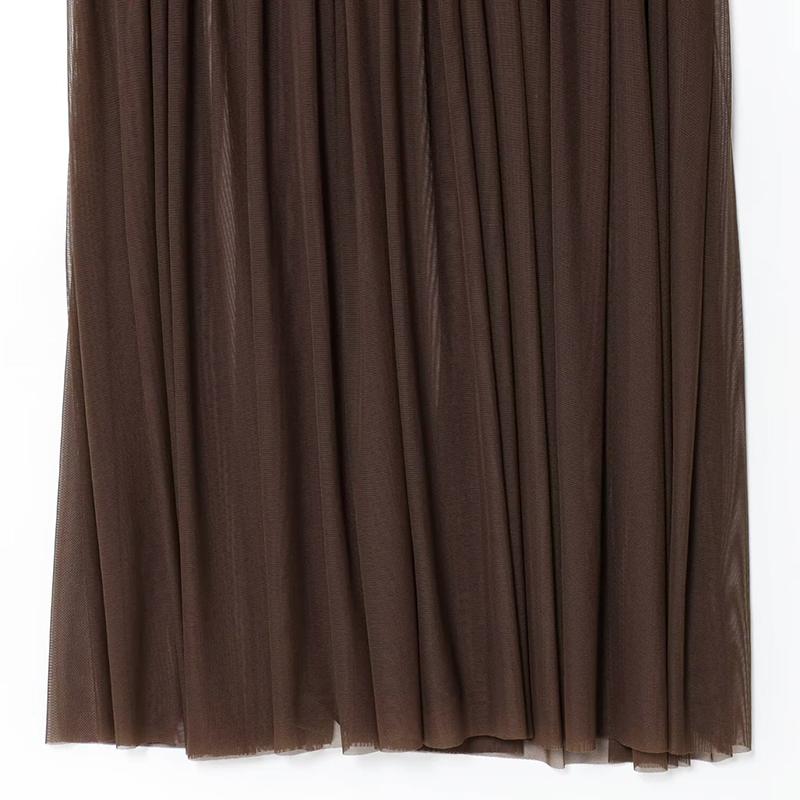 Black Mesh Maxi Dress For Women Sexy Sleeveless See-Through Pleated Party Dress Female Fashin Bodycon Long Dress 2025