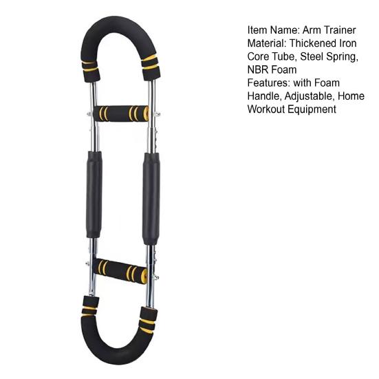 Твістер для тренування рук Регульований опір Чоловіче обладнання для тренування грудей Зміцнювач передпліччя верхньої частини тіла Портативний силовий твістер Бар Фітнес-спорядження