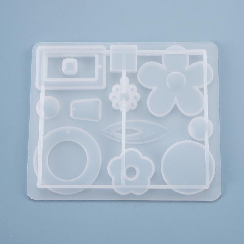 Poppy Flower Resin Mold for DIY Earrings and Pendants - Handmade Jewelry and Ornaments.