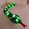 Glowing Plush Snake Toy Cartoon Stuffed Animal Doll Room Decoration Gift Kids