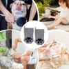 Pet Towels Glove Quick Drying Dog Bathing Gloves Pet Grooming Gloves Multicolor Soft Absorbent Paw Print For Dogs Cats Bathing