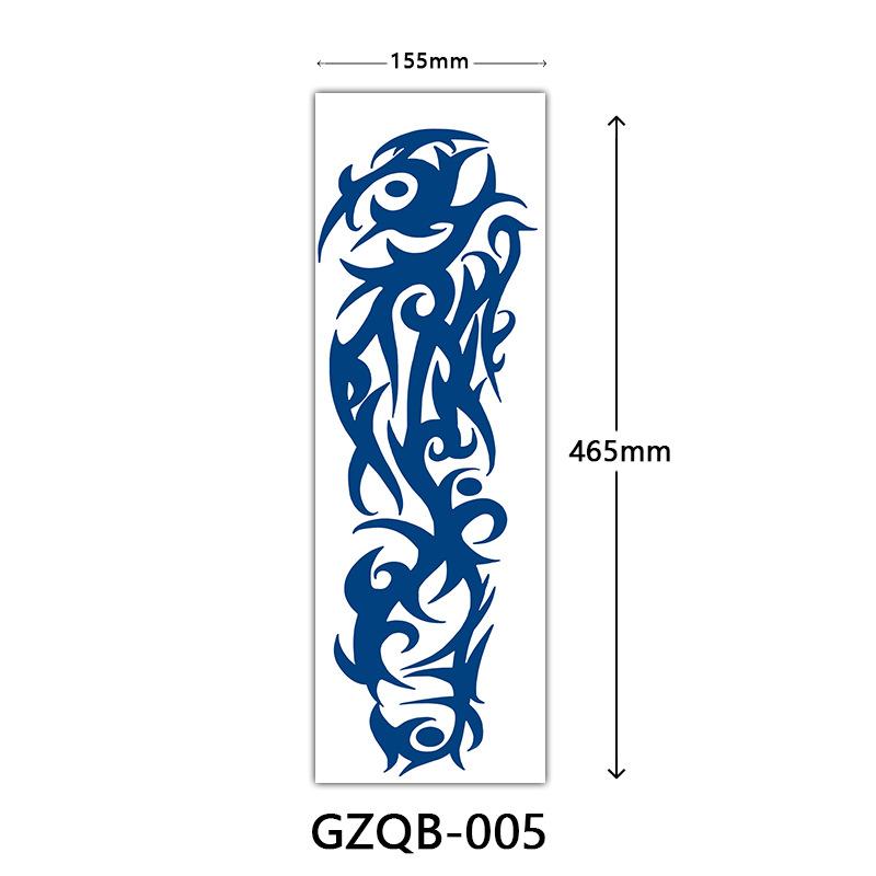 Herbal Tattoo Stickers, Semi-Permanent Tattoo Stickers, Herbal Juice Full Arm Tattoo Stickers
